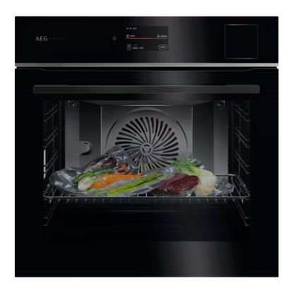 AEG BS9900B combi hetelucht stoomoven 70 liter SteamPro