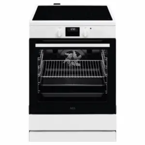 AEG CIB6642ABW elektrisch fornuis 60 cm inductiekookplaat en heteluchtoven