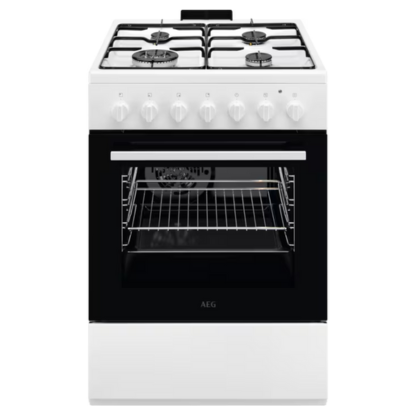 AEG CKB64101BW gasfornuis 60 cm met elektrische heteluchtoven