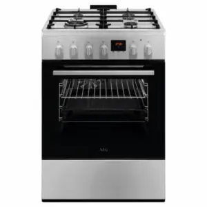AEG CKB64415BM gasfornuis 60 cm met elektrische heteluchtoven