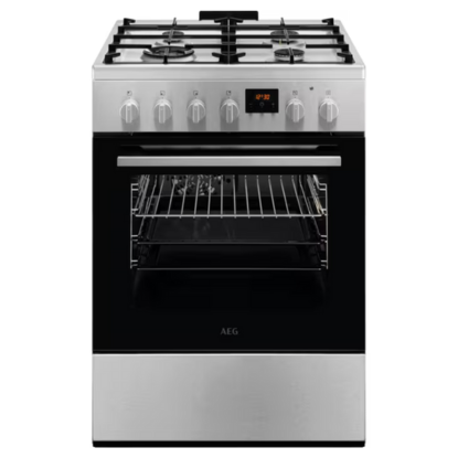 AEG CKB64415BM gasfornuis 60 cm met elektrische heteluchtoven