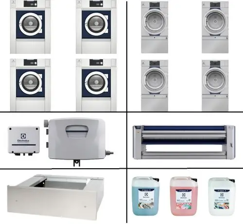 Hotel XL wasserijconfiguratie 4× WH6-33 4× TD6-30 1× IC64832