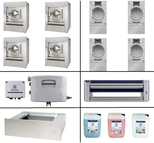 Hotel XXL wasserijconfiguratie 4× W4400H 4× TD6-30 1× IC64832