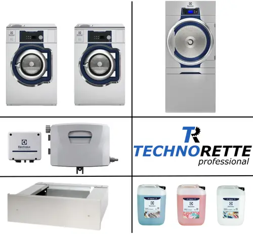 Kleine werkplaats wasserijset met 2× WH6-11 en 1× TD6-20