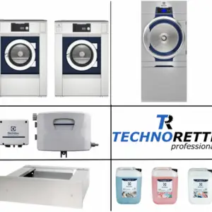 supermarkt middel wasserijconfiguratie 2× WH6-14 en 1× TD6-20