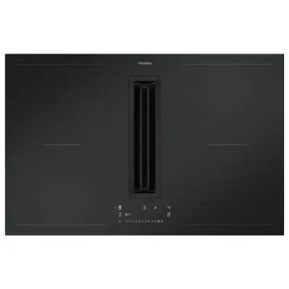Miele KMDA 7876-1 FL MattFinish inductiekookplaat met afzuiging