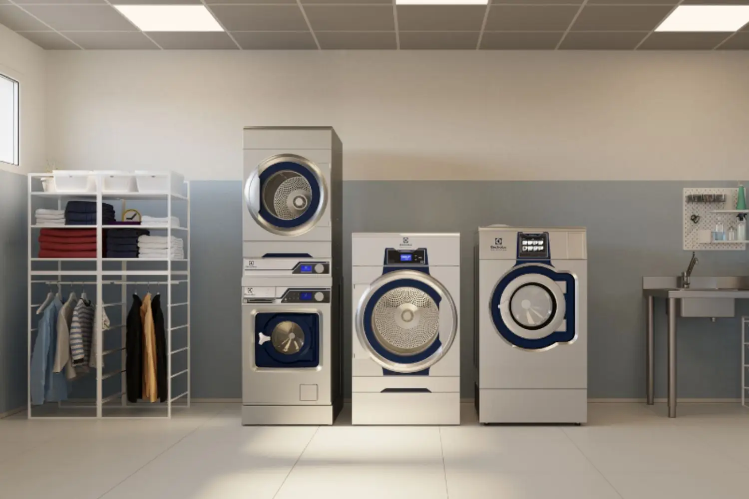 Industriële wasserijoplossingen voor resorts