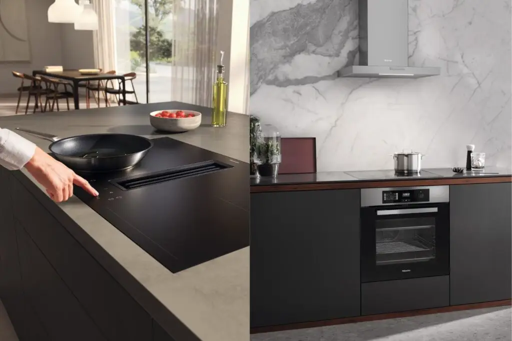 Koken en bakken met oven, kookplaat en afzuigkap van AEG, Miele, Bosch of Siemens