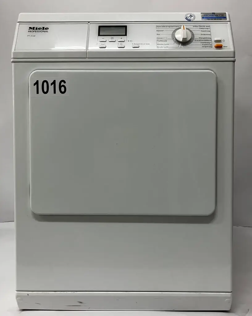 Refurbished professionele afvoerdroger Miele Professional PT 5136 unit 1016