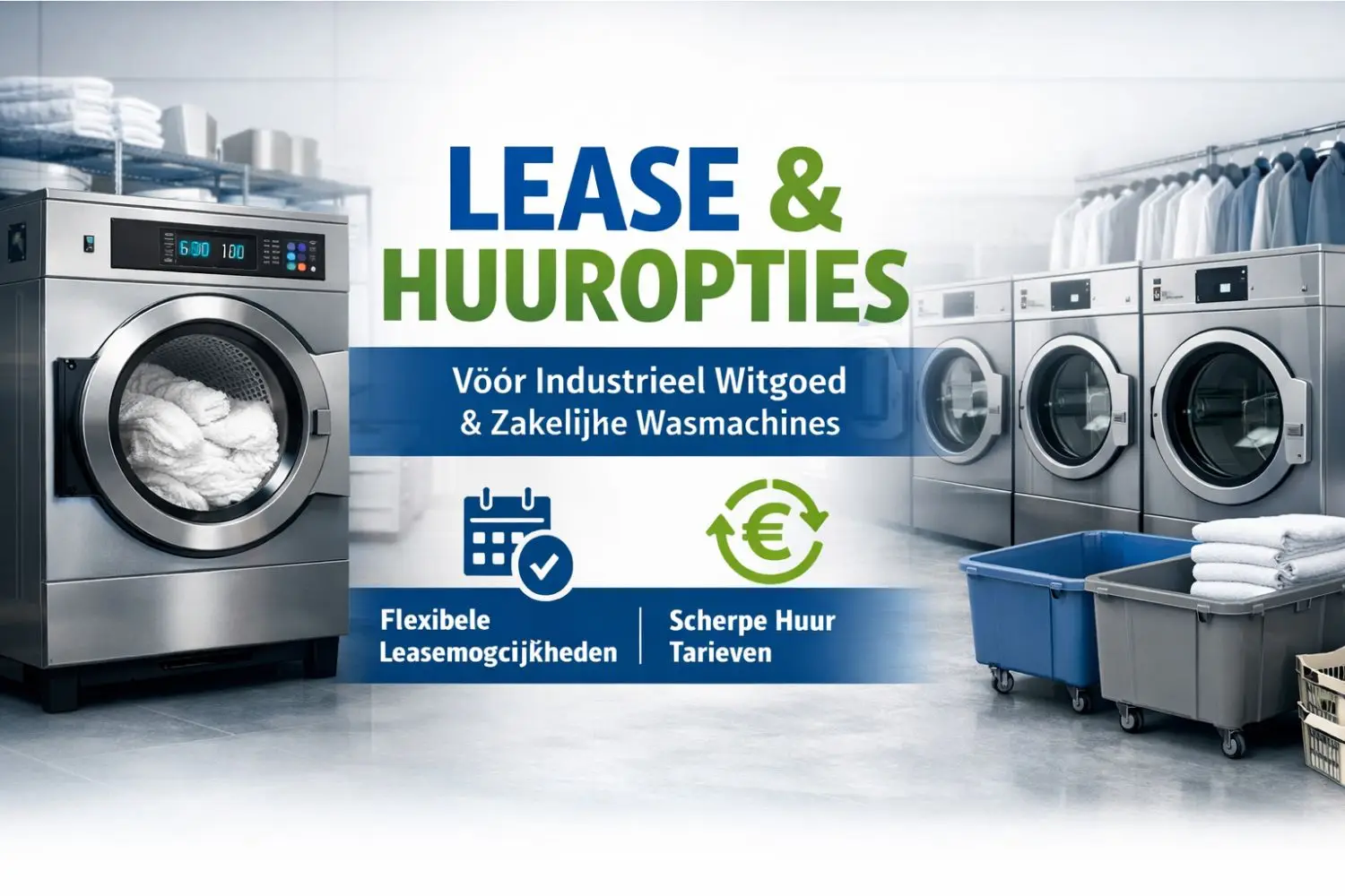 Technorette servicemonteur borgt uptime van professionele wasmachines op locatie