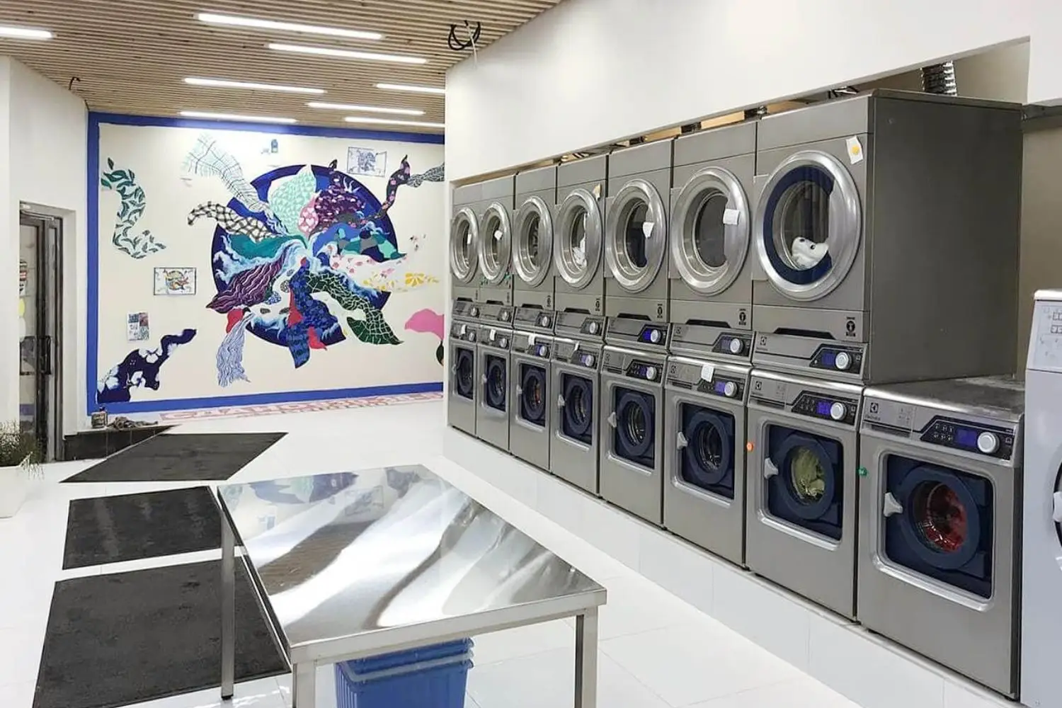 Professionele wasserij oplossingen met industriële wasmachines en drogers