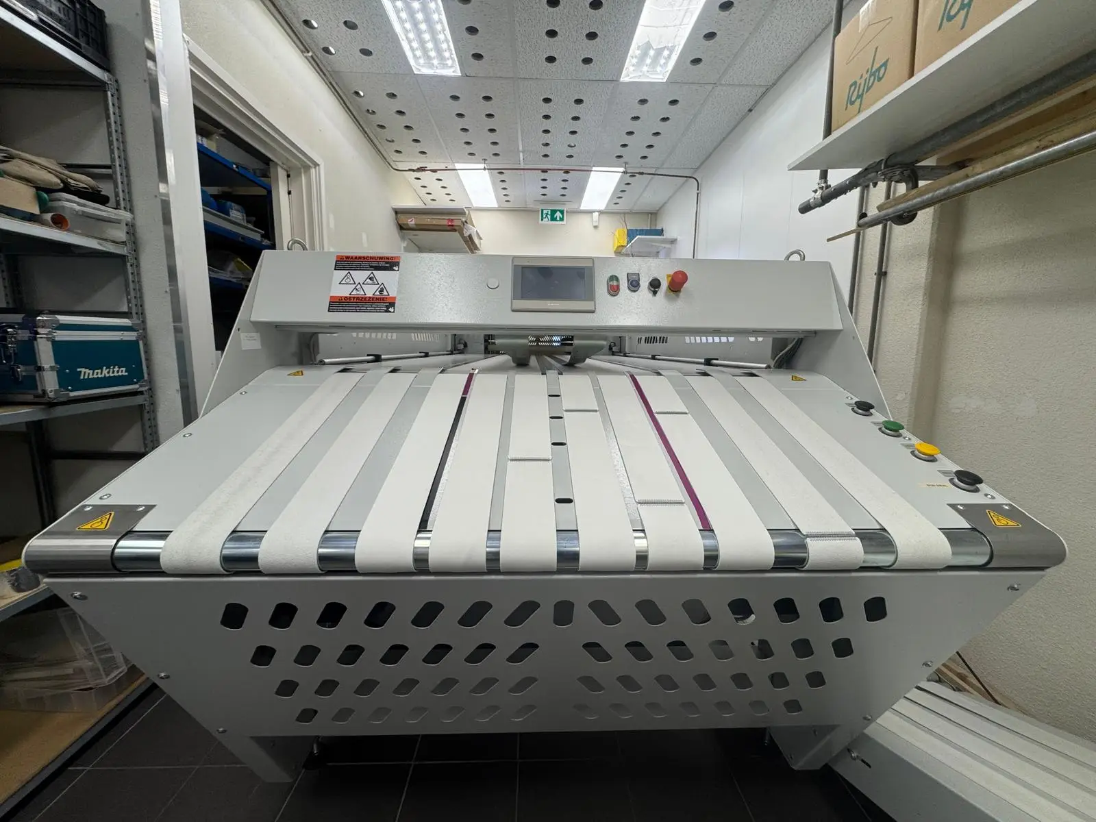Typeplaatje Foltex FlexFold AG220 vouwmachine, serienummer DFF22402241